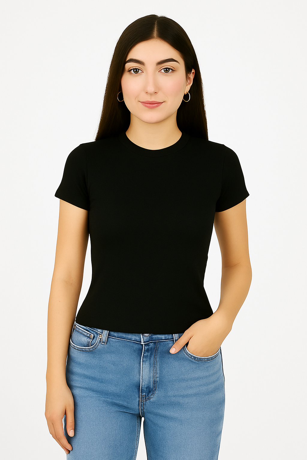 Black Baby Tee