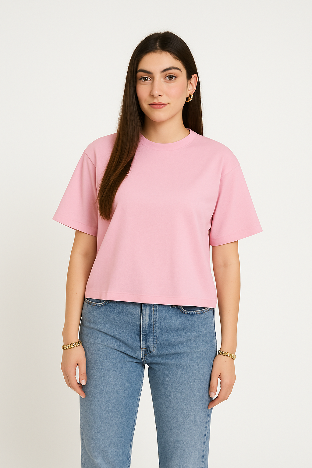 Pink Boxy T