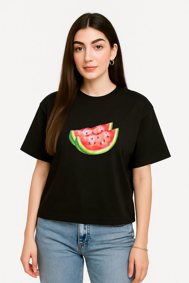 Black Watermelon Boxy T