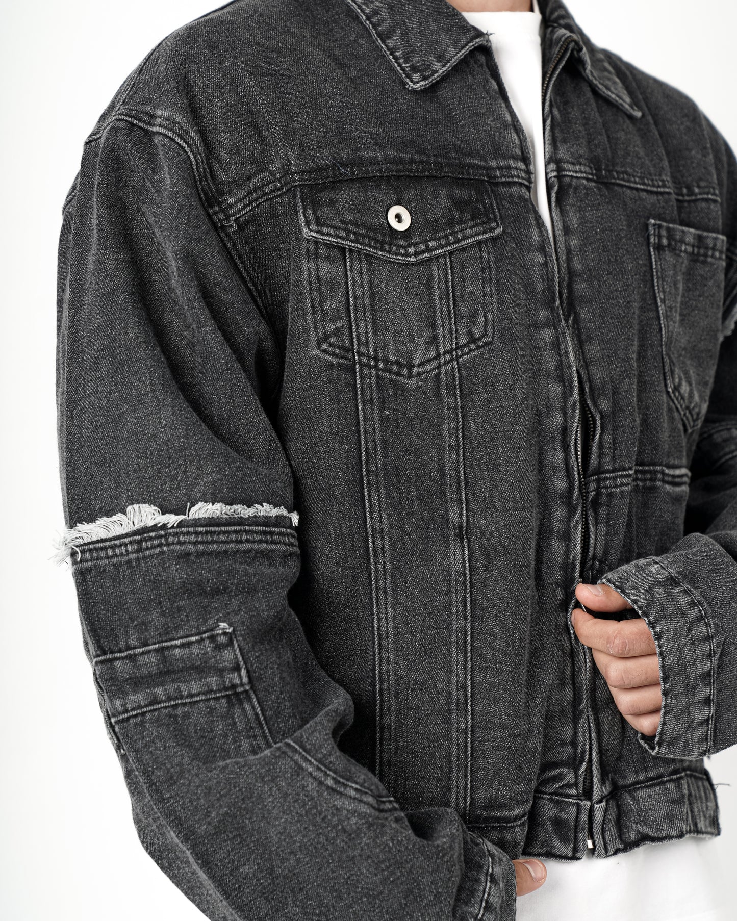 Greyish Denim Jacket