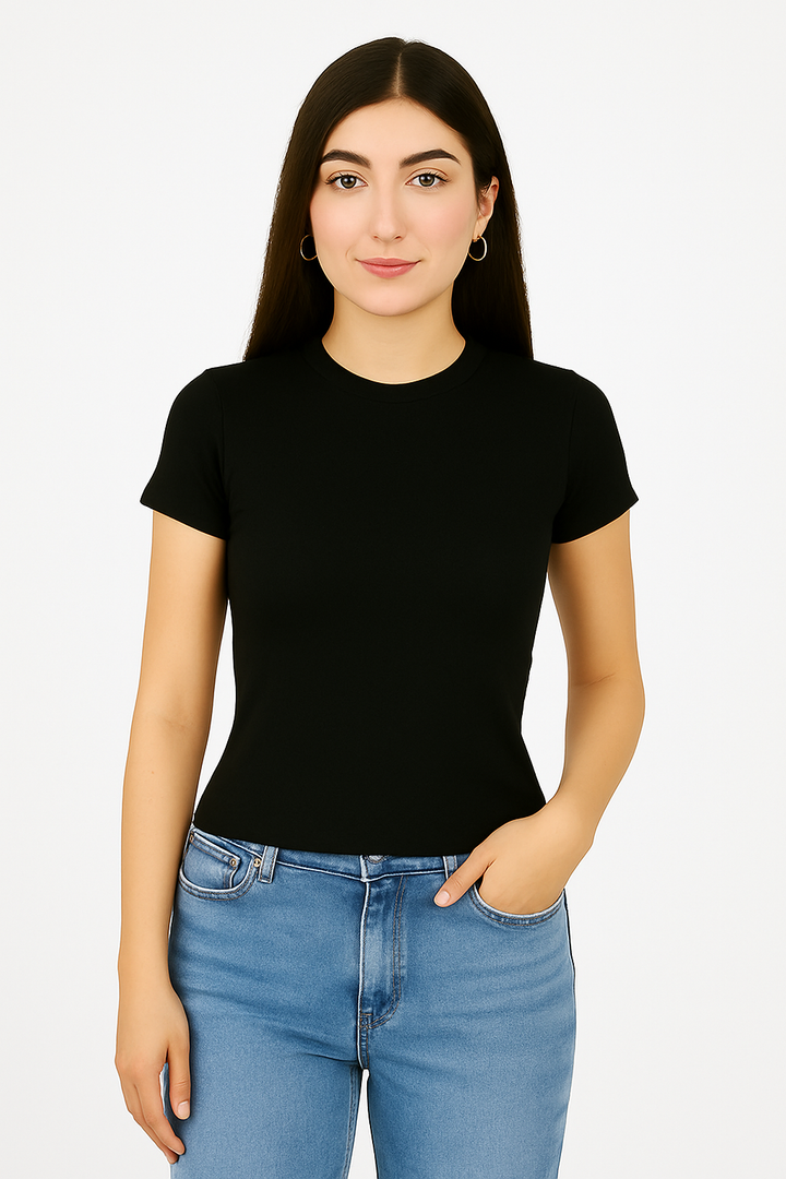 Black Baby Tee